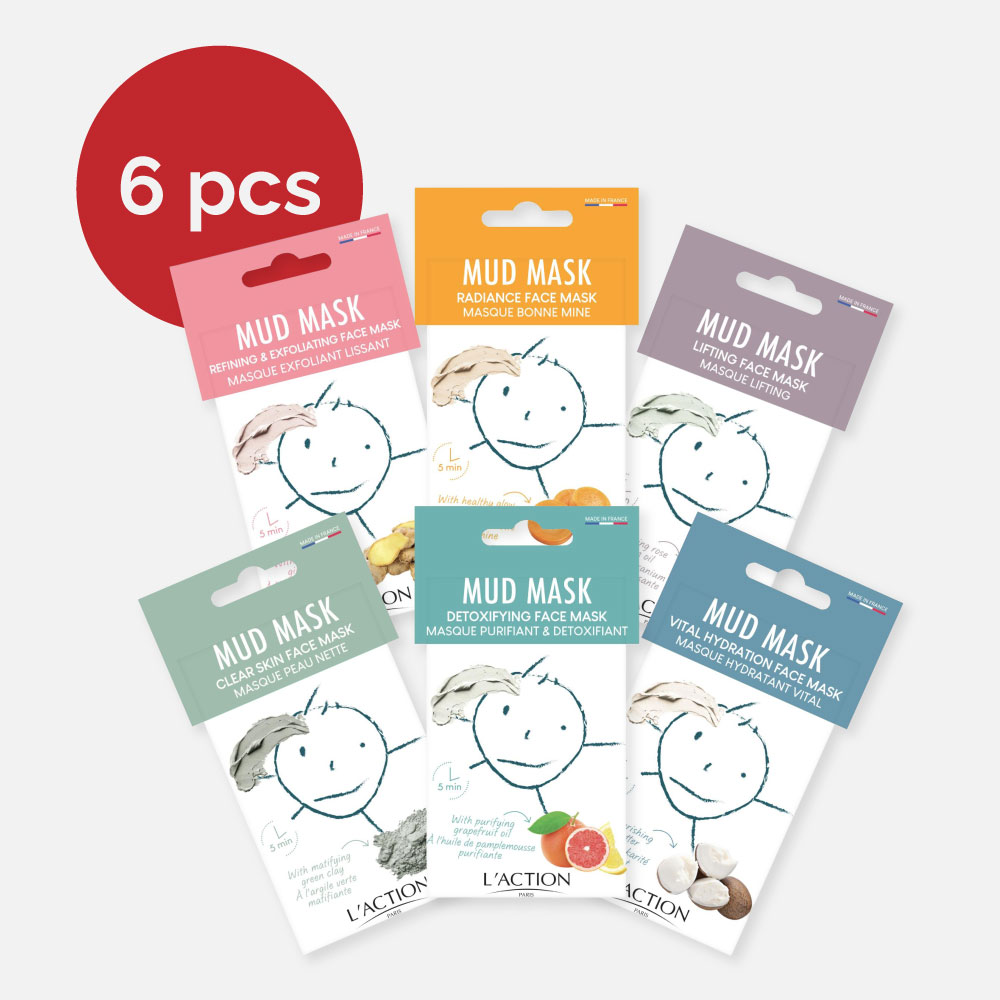 Mud Masks - Pack of 6
