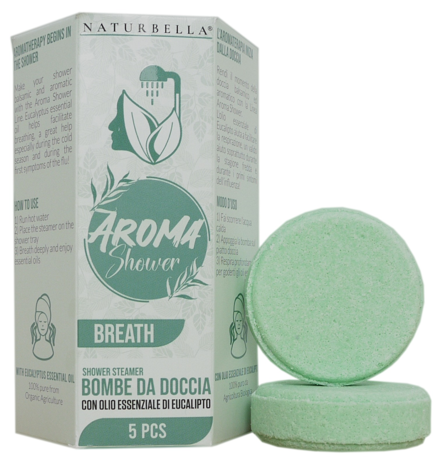 NATURBELLA Eucalyptus Shower Bomb