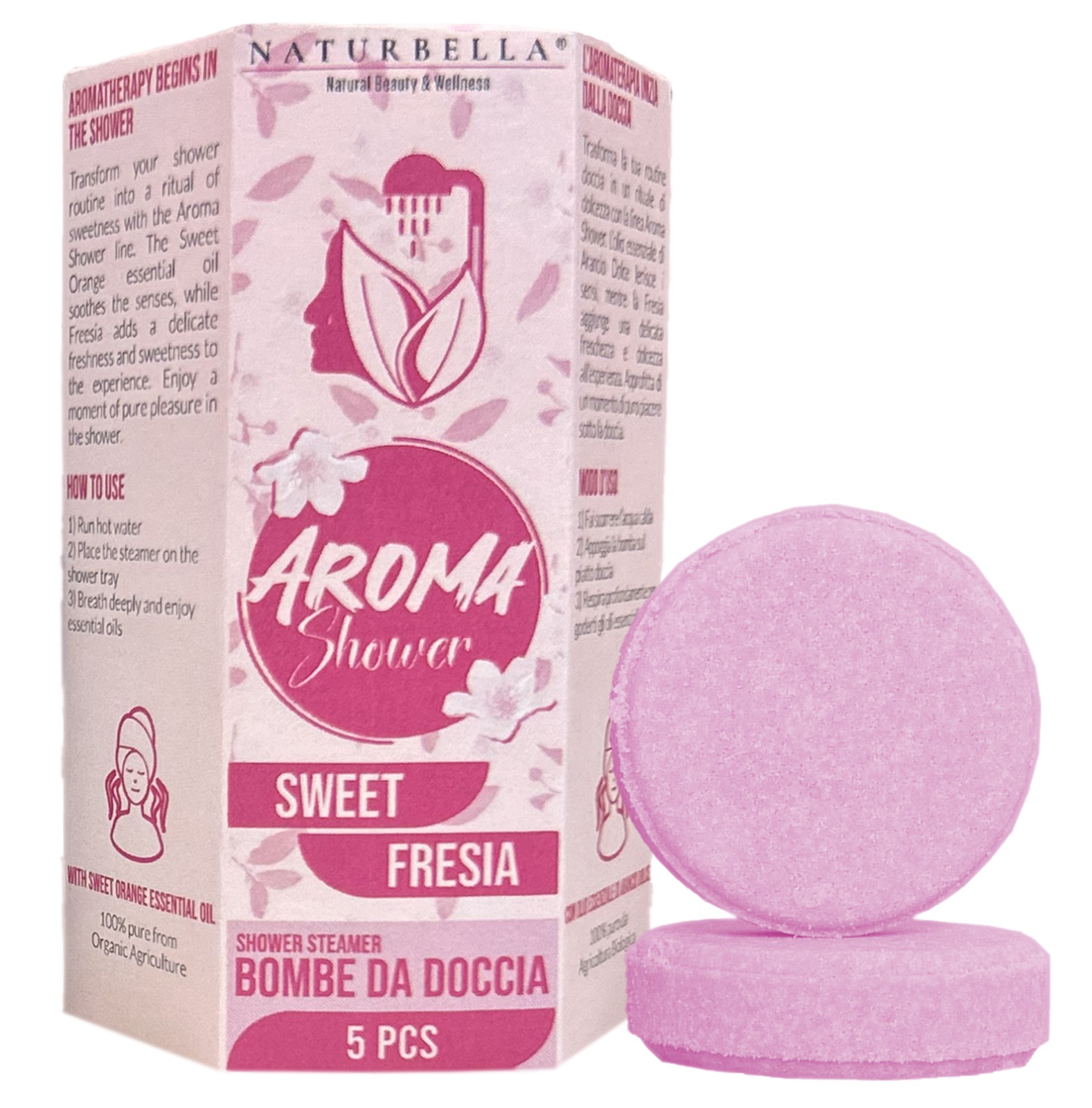 NATURBELLA Freesia Shower Bomb